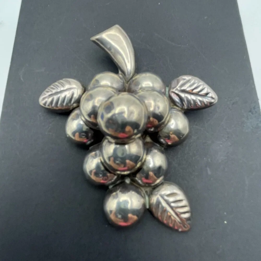 Sterling Mexico Silver Grapes 3